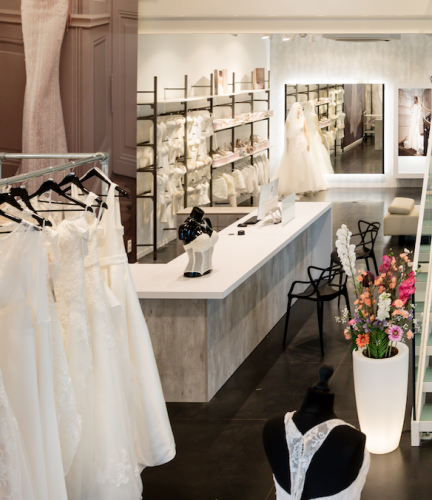 Overzicht winkel Bruidsmodeland